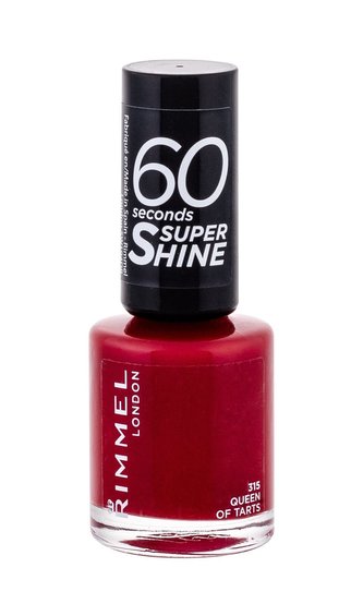 Rimmel London 60 Seconds Lak na nehty Super Shine 8 ml 315 Queen Of Tarts pro ženy