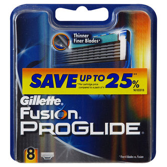 Gillette Fusion Proglide Náhradní břit 3 ks pro muže