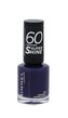 Rimmel London 60 Seconds Lak na nehty Super Shine 8 ml 613 Midnight Rendezvous pro ženy