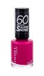Rimmel London 60 Seconds Lak na nehty Super Shine 8 ml 323 Funtime Fuchsia pro ženy