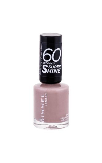 Rimmel London 60 Seconds Lak na nehty By Rita Ora 8 ml 498 Rain Rain Go Away pro ženy