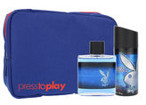 Playboy Super Playboy For Him toaletní voda 100 ml + deospray 100 ml + kosmetická taška
