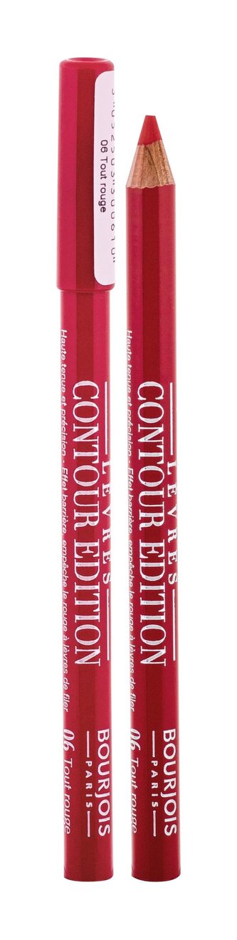 BOURJOIS Paris Contour Edition Tužka na rty 1,14 g 06 Tout Rouge pro ženy