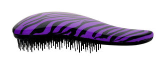 Detangler Detangling Kartáč na vlasy Rubberized 1 ks Zebra Violet pro ženy