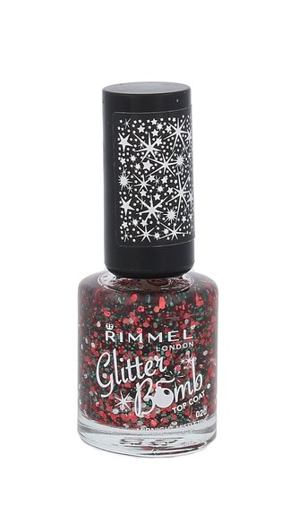 Rimmel London Glitter Bomb Lak na nehty 8 ml 020 Midnight Mistletoe pro ženy