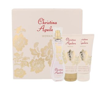 Christina Aguilera Woman parfémovaná voda 30 ml + sprchový gel 50 ml + tělové mléko 50 ml Christina Aguilera Woman parfémovaná voda 30 ml + sprchový gel 50 ml + tělové mléko 50 ml