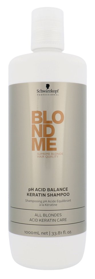 Schwarzkopf Blond Me Šampon pH Acid Balance Keratin Shampoo 1000 ml pro ženy