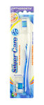SilverCare Antibacterial Care ortodontický zubní kartáček Orthodontic 1 ks + náhradní hlavice 1 ks