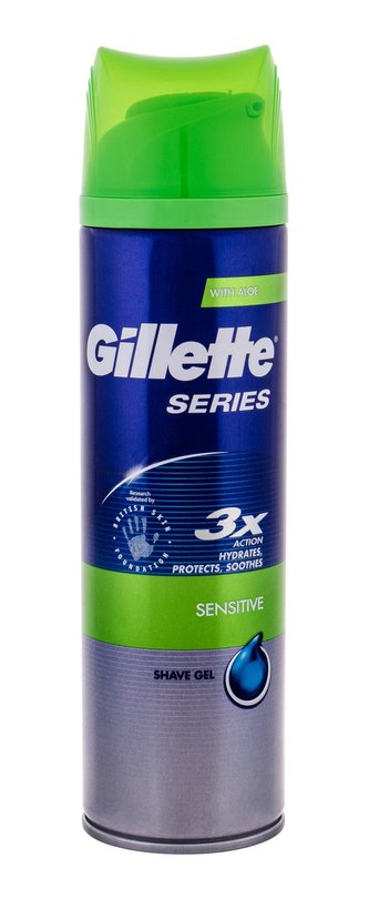 Gillette Series Gel na holení Sensitive 200 ml pro muže Gillette Series Gel na holení Sensitive 200 ml pro muže