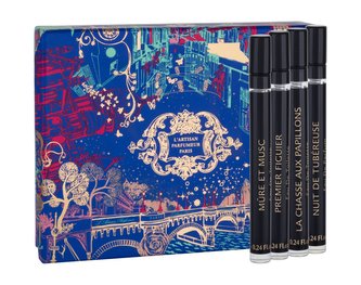 L´Artisan Parfumeur Mini Set 3 edt Mure et Musc 7 ml + edt Premier Figuier 7 ml + edt La Chasse Aux Papillons 7 ml + edp Nuit de Tubereuse 7ml