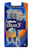 Gillette Blue3 Holicí strojek 3 ks pro muže