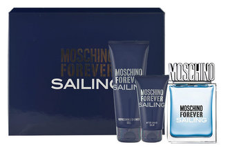 Moschino Forever Sailing For Men toaletní voda 50 ml + balzám po holení 50 ml + sprchový gel 100 ml