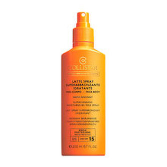 Collistar Special Perfect Tan Opalovací přípravek na tělo Supertanning Moisturizing Milk Spray 200 ml SPF15 pro ženy