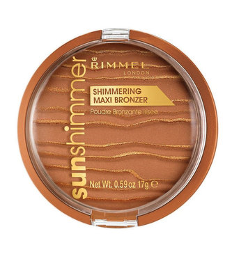 Rimmel London Sun Shimmer Maxi Bronzer 17 g 001 Sun Kiss pro ženy