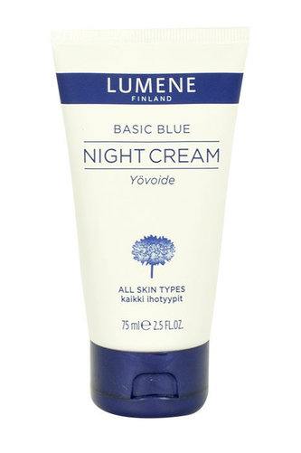 Lumene Basic Blue Noční pleťový krém 75 ml pro ženy