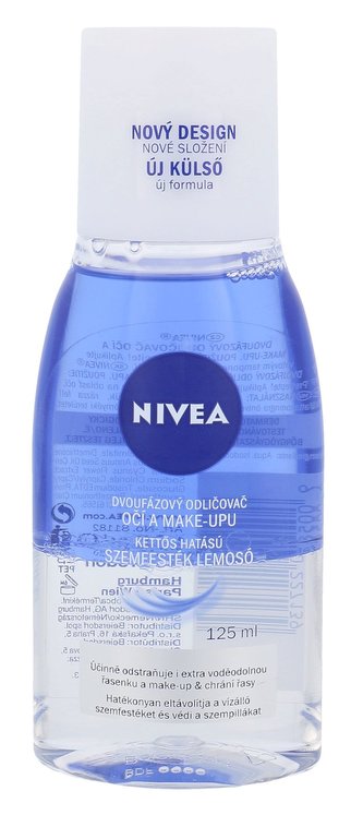 Nivea Double Effect Eye Make-up Remover Odličovač očí 125 ml pro ženy