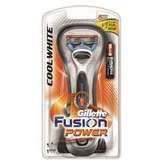 Gillette Fusion Power Holicí strojek Cool White 1 ks pro muže