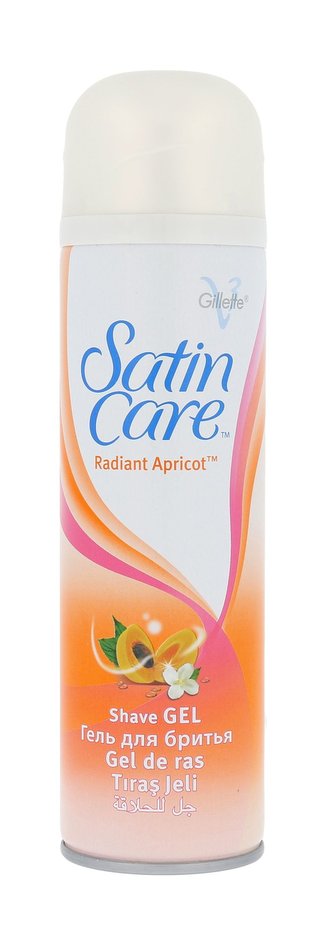 Gillette Satin Care Gel na holení Radiant Apricot 200 ml pro ženy