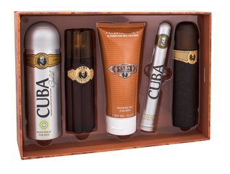 Cuba Gold toaletní voda 100 ml + voda po holení 100 ml + sprchový gel 200 ml + deodorant 200 ml + toaletní voda 35 ml