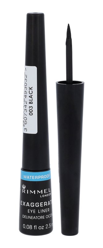 Rimmel London Exaggerate Oční linka 2,5 ml 003 Black pro ženy