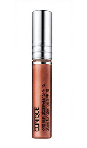 Clinique Long Last Glosswear Lesk na rty 6 ml 04 Sunset SPF15 pro ženy Clinique Long Last Glosswear Lesk na rty 6 ml 04 Sunset SPF15 pro ženy