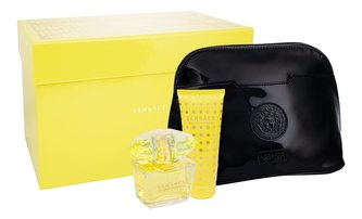 Versace Yellow Diamond toaletní voda 90 ml + tělové mléko 100 ml + kosmetická taška