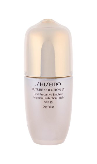 Shiseido Future Solution LX Pleťový gel Total Protective Emulsion 75 ml SPF15 pro ženy