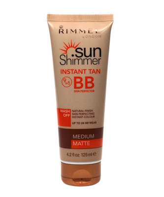 Rimmel London Sun Shimmer BB krém 9in1 125 ml Medium Matte pro ženy Rimmel London Sun Shimmer BB krém 9in1 125 ml Medium Matte pro ženy