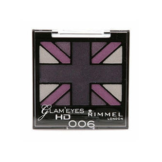 Rimmel London Glam Eyes HD Quad Oční stín 2,5 g 002 English Oak pro ženy