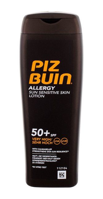 PIZ BUIN Allergy Opalovací přípravek na tělo Sun Sensitive Skin Lotion 200 ml SPF50 pro ženy