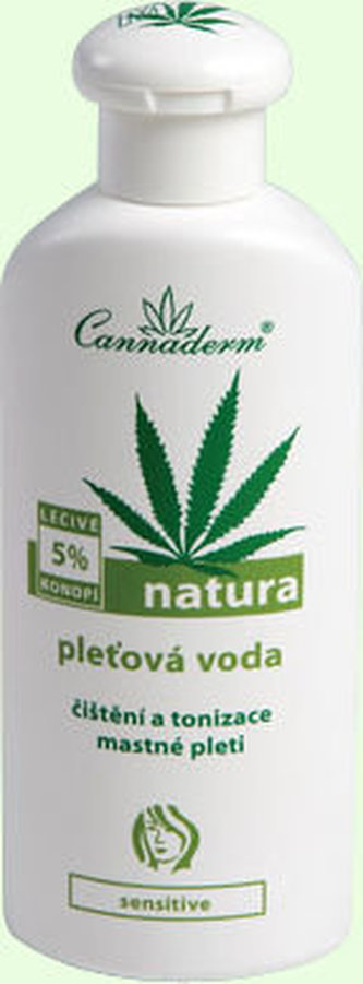Cannaderm Natura Čisticí voda 200 ml pro ženy