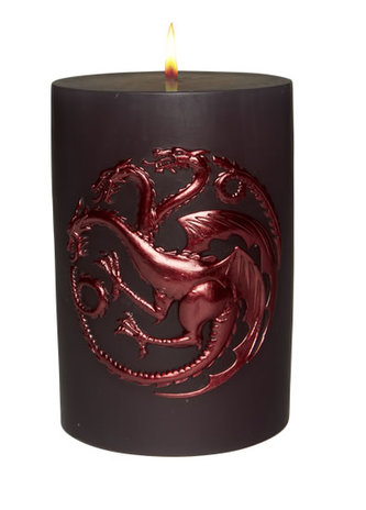 Vyřezávaná svíčka Game of Thrones - Targaryen