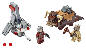 LEGO Star Wars 75265 Mikrostíhačka T-16 Skyhopper™ vs. Bantha™