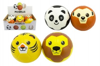 Míč s obličejem pěna 14cm