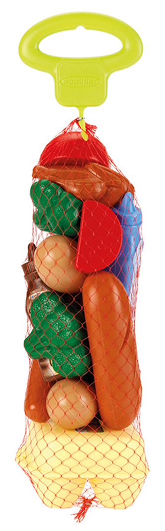 Plastové hračky potraviny v síťce