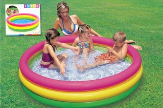 Bazén nafukovací dno 114x25cm v krabici Bazén nafukovací dno 114x25cm v krabici