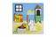 Vkládačka/Puzzle dřevěné dětský pokoj v krabičce 14x20x2cm 18m+