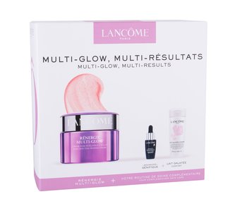 Lancôme Rénergie Multi Glow denní pleťová péče 50 ml + čisticí pleťové mléko Lait Galatée Confort 50 ml + pleťové sérum Advanced Génifique 7 ml