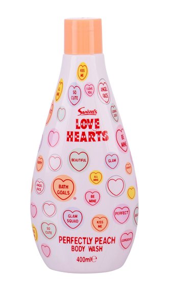 Swizzels Love Hearts Sprchový gel Perfectly Peach 400 ml pro děti Swizzels Love Hearts Sprchový gel Perfectly Peach 400 ml pro děti