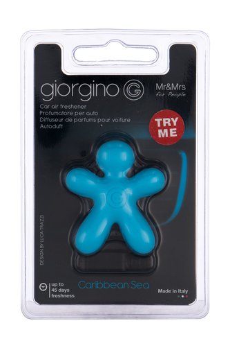 Mr&Mrs Fragrance Giorgino Vůně do auta 1 ks Caribbean Sea unisex