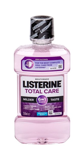 Listerine Mouthwash Ústní voda Total Care Smooth MInt 250 ml 6 in 1 unisex