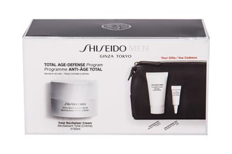 Shiseido MEN denní pleťová péče Total Revitalizer Cream 50 ml + péče o oční okolí Total Revitalizer Eye Cream 3 ml + čisticí pěna 30 ml + kosmetická taška Shiseido MEN denní pleťová péče Total Revitalizer Cream 50 ml + péče o oční okolí Total Revitalizer Eye Cream 3 ml + čisticí pěna 30 ml + kosmetická taška