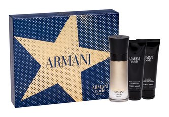 Giorgio Armani Code parfémovaná voda 60 ml + sprchový gel 75 ml + balzám po holení 75 ml