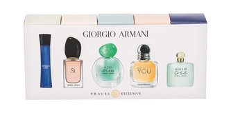 Giorgio Armani Mini Set edp Si 7 ml + edp Acqua di Gioia 5 ml + edp Because It´s You 7 ml + edp Acqua di Gio 5 ml + edt Code 3 ml