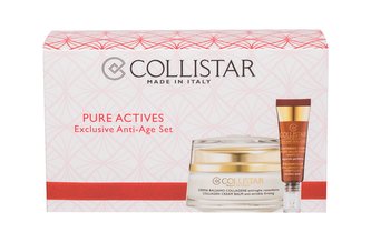 Collistar Pure Actives denní pleťová péče 50 ml + péče o oční okolí Eye Contour Hyaluronic Acid 15 ml