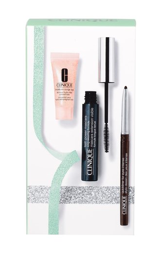 Clinique Lash Power řasenka 6 ml + tužka na oči Quickliner Intense Chocolate 14 g + oční sérum Moisture Surge 5 ml
