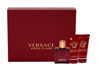 Versace Eros parfémovaná voda 50 ml + balzám po holení 50 ml + sprchový gel 50 ml