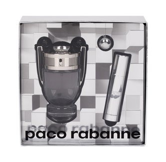 Paco Rabanne Invictus toaletní voda 50 ml + toaletní voda 10 ml + přívěšek na klíče