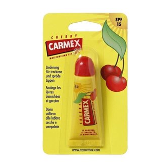 Carmex Cherry Balzám na rty 10 g SPF15 pro ženy Carmex Cherry Balzám na rty 10 g SPF15 pro ženy