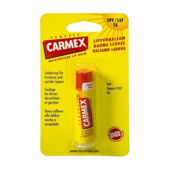 Carmex Classic Balzám na rty 4,25 g SPF15 pro ženy Carmex Classic Balzám na rty 4,25 g SPF15 pro ženy